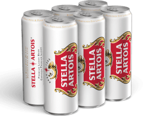 Sixpack Stella Artois Lata